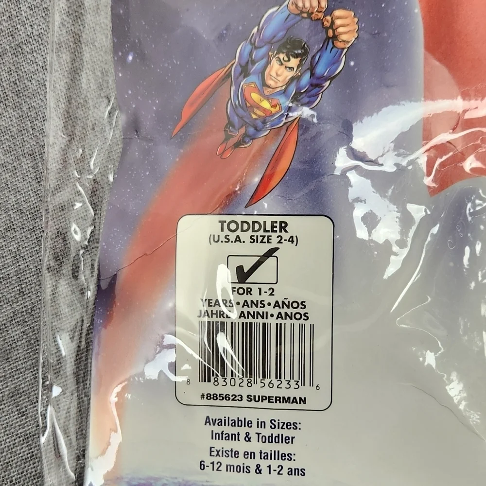 Rubies DC Superman Halloween Costume for 1-2 Year Old. - Picture 6 of 7